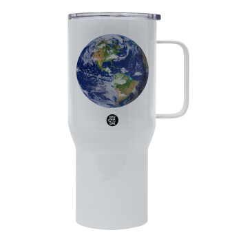 Planet Earth, Mega Stainless steel Tumbler with lid, double wall 750L