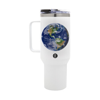Planet Earth, Mega Stainless steel Tumbler with lid, double wall 1,2L