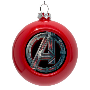 Avengers, Red Christmas tree ornament bauble 8cm