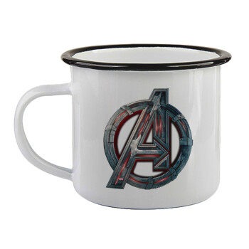 Avengers, Κούπα εμαγιέ με μαύρο χείλος 360ml