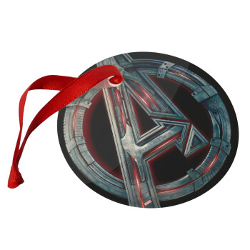 Avengers, Christmas ornament glass 9cm