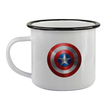 Captain America, Κούπα εμαγιέ με μαύρο χείλος 360ml
