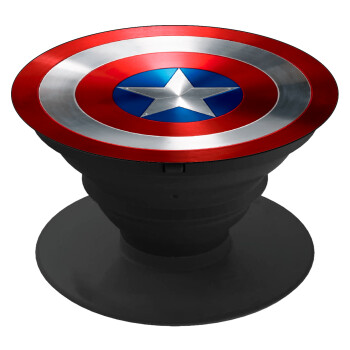 Captain America, Phone Holders Stand  Μαύρο Βάση Στήριξης Κινητού στο Χέρι