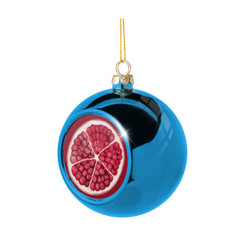 pomegranate, Χριστουγεννιάτικη μπάλα δένδρου Μπλε 8cm