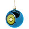 Blue Christmas tree ball ornament 8cm