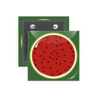 Watermelon, Κονκάρδα παραμάνα τετράγωνη 5x5cm