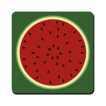 Watermelon, Τετράγωνο μαγνητάκι ξύλινο 9x9cm