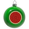 Green Christmas tree ornament bauble 8cm