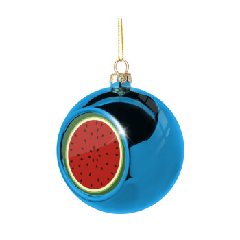 Watermelon, Χριστουγεννιάτικη μπάλα δένδρου Μπλε 8cm
