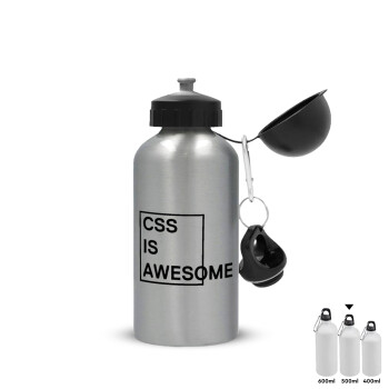CSS is awesome, Metallic water jug, Silver, aluminum 500ml
