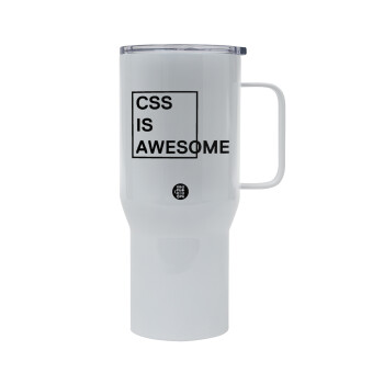 CSS is awesome, Mega Stainless steel Tumbler with lid, double wall 750L