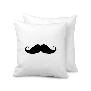 moustache, Sofa cushion 40x40cm includes filling
