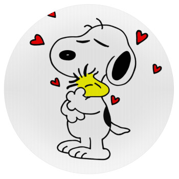 Snoopy Love, Mousepad Round 20cm