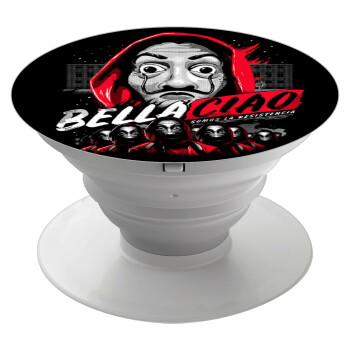 Bella Ciao  Somos La resistencia, Phone Holders Stand  White Hand-held Mobile Phone Holder