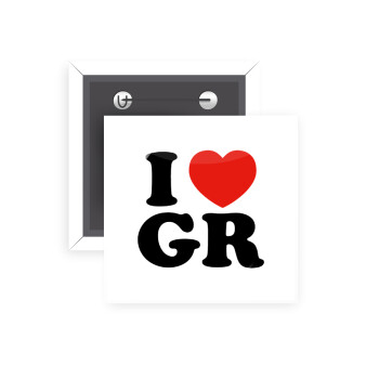 I Love GR, Κονκάρδα παραμάνα τετράγωνη 5x5cm