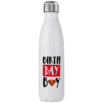Birth day Boy (superman), Stainless steel, double-walled, 750ml