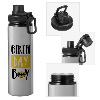 Birth day Boy (batman), Μεταλλικό παγούρι νερού με καπάκι ασφαλείας, αλουμινίου 850ml