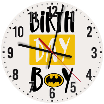 Birth day Boy (batman), Ρολόι τοίχου ξύλινο (30cm)