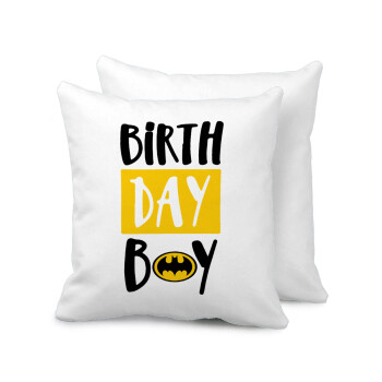 Birth day Boy (batman), Sofa cushion 40x40cm includes filling