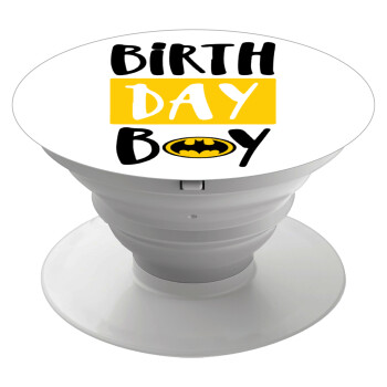 Birth day Boy (batman), Phone Holders Stand  White Hand-held Mobile Phone Holder