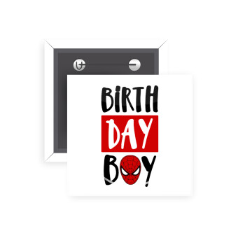 Birth day Boy (spiderman), Κονκάρδα παραμάνα τετράγωνη 5x5cm