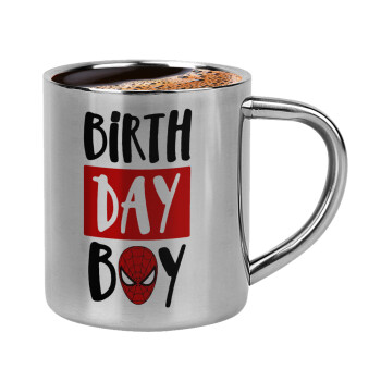 Birth day Boy (spiderman), Double-wall metal cup for espresso (220ml)