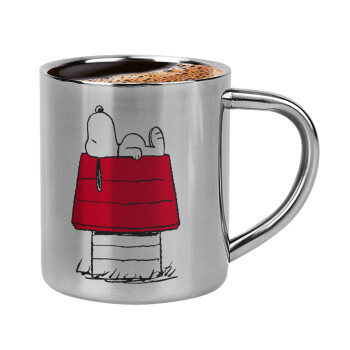 Το σπίτι του snoopy, Double-wall metal cup for espresso (220ml)