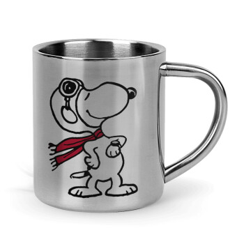 Snoopy ο πιλότος, Mug Stainless steel double wall 300ml