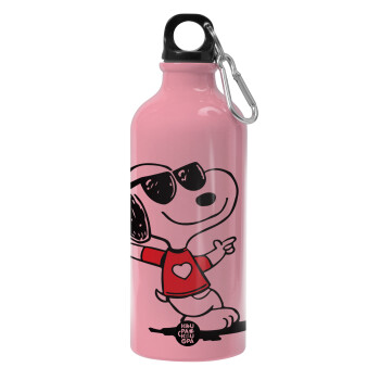 Snoopy καρδούλα, Water bottle 600ml