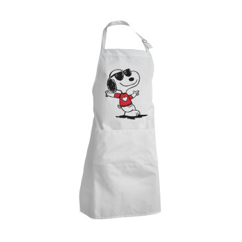 Snoopy καρδούλα, Adult Chef Apron (with sliders and 2 pockets)