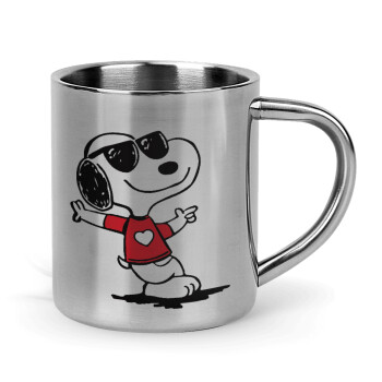Snoopy καρδούλα, Mug Stainless steel double wall 300ml