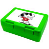 Children's cookie container GREEN 185x128x65mm (BPA free plastic)