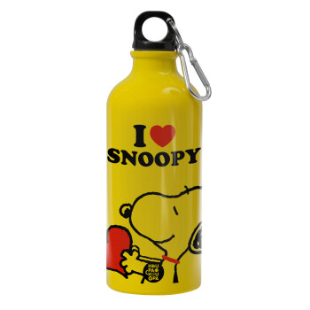 I LOVE SNOOPY, Παγούρι νερού 600ml