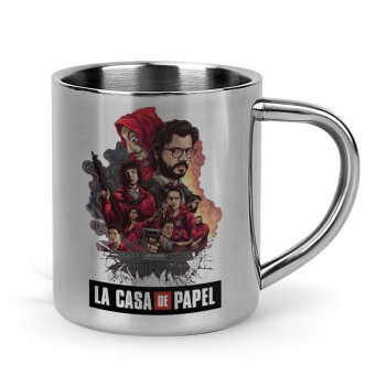 La casa de papel drawing cover, Mug Stainless steel double wall 300ml