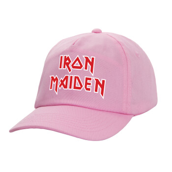 Iron maiden, Adult Baseball Cap, 100% Cotton, PINK (COTTON, ADULT, UNISEX, ONE SIZE)