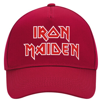 Iron maiden, Adult Ultimate Hat RED, (100% COTTON DRILL, ADULT, UNISEX, ONE SIZE)