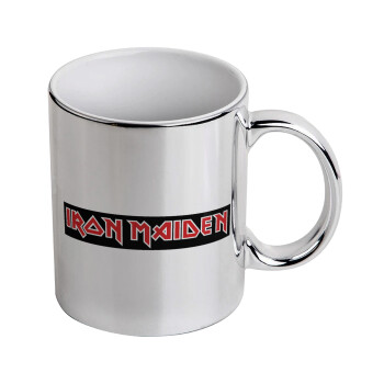 Iron maiden, Mug ceramic, silver mirror, 330ml