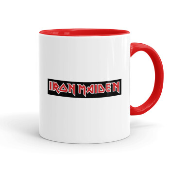 Iron maiden, Mug colored red, ceramic, 330ml