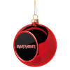 Christmas tree ball Red 8cm