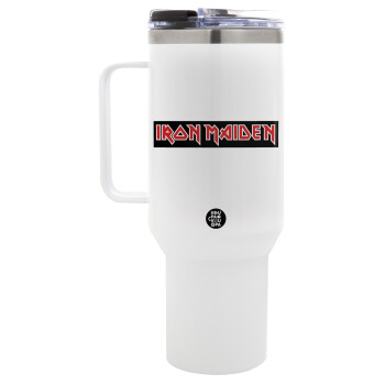 Iron maiden, Mega Stainless steel Tumbler with lid, double wall 1,2L