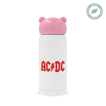 AC/DC, Pink stainless steel thermal flask, 320ml