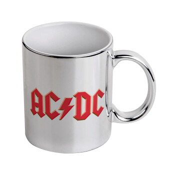 AC/DC, Κούπα κεραμική, ασημένια καθρέπτης, 330ml