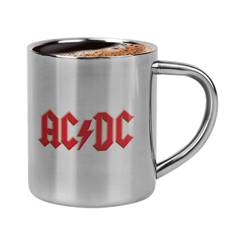 AC/DC, Κουπάκι μεταλλικό διπλού τοιχώματος για espresso (220ml)