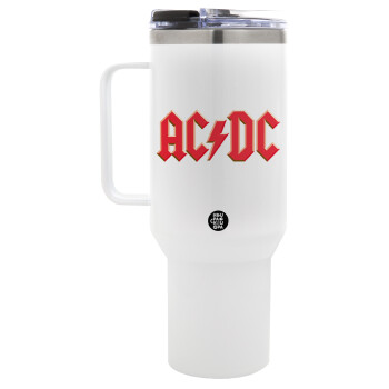 AC/DC, Mega Tumbler με καπάκι, διπλού τοιχώματος (θερμό) 1,2L
