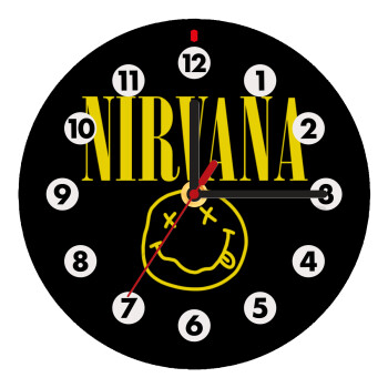 Nirvana, Ρολόι τοίχου ξύλινο (20cm)