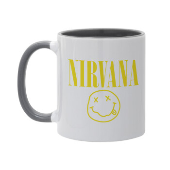 Nirvana, Mug colored grey, ceramic, 330ml