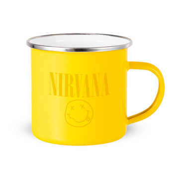 Nirvana, Yellow Enamel Metallic Cup 360ml