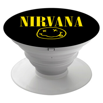 Nirvana, Phone Holders Stand  White Hand-held Mobile Phone Holder