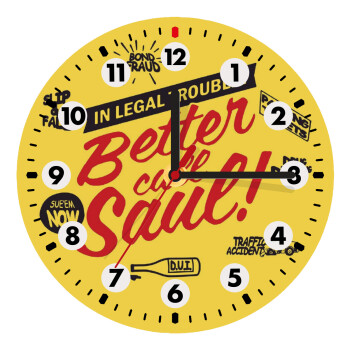 Better Call Saul, Wooden wall clock (20cm)