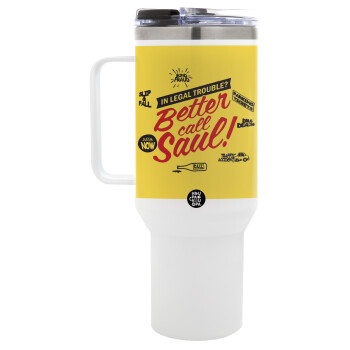 Better Call Saul, Mega Tumbler με καπάκι, διπλού τοιχώματος (θερμό) 1,2L